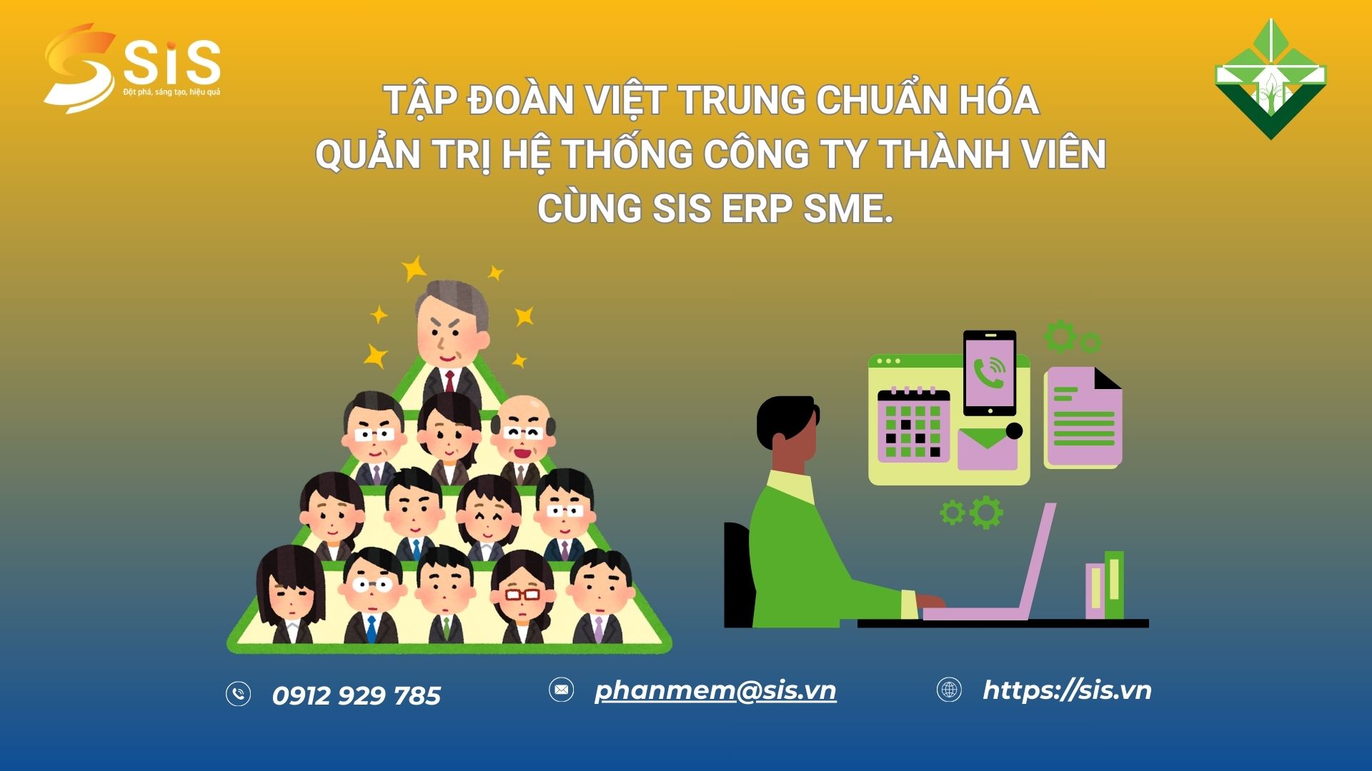 SIS triển khai ERP SME toàn diện cho Tập đoàn Việt Trung trong ngành thuốc bảo vệ thực vật – phân bón